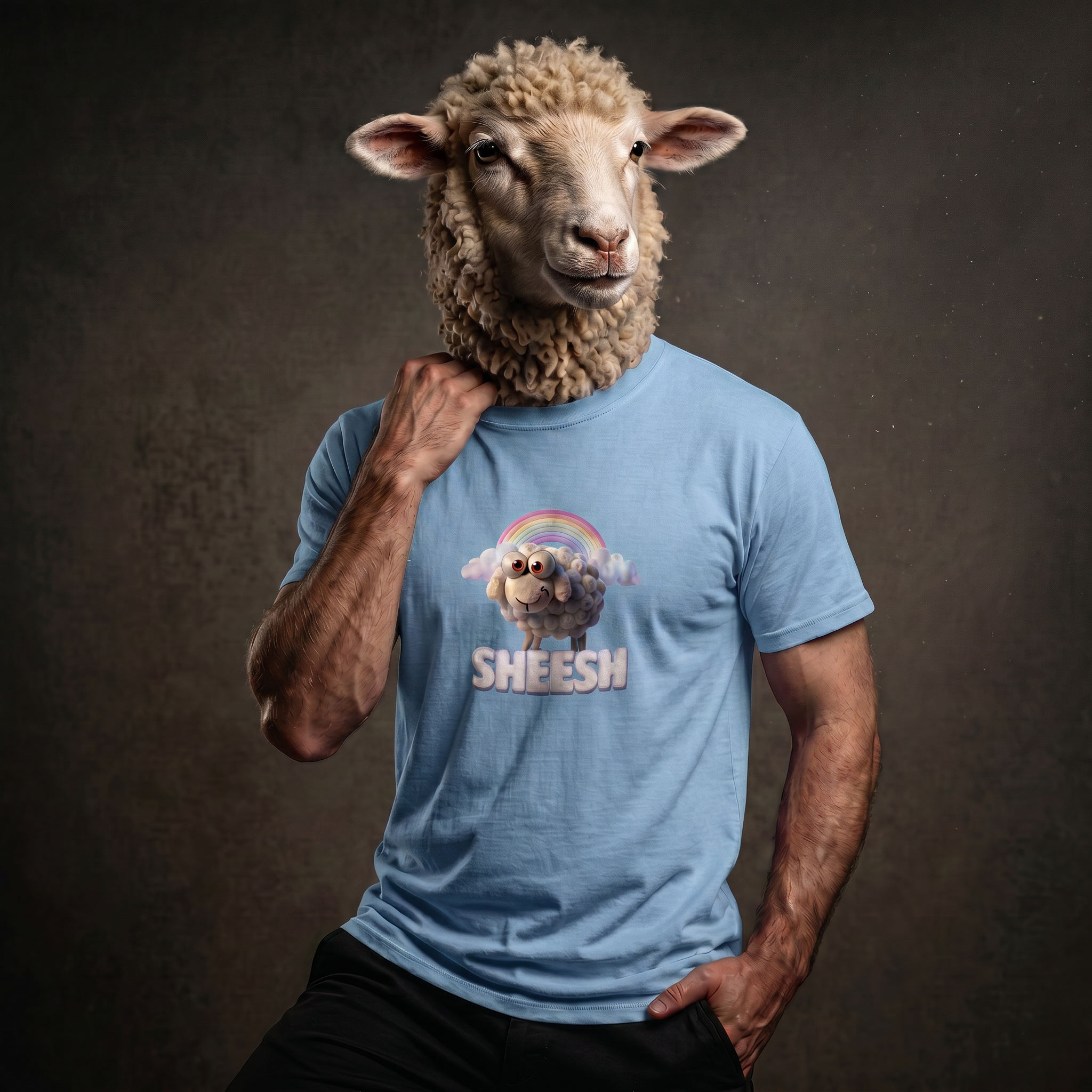 SHEESH Camiseta - Azul