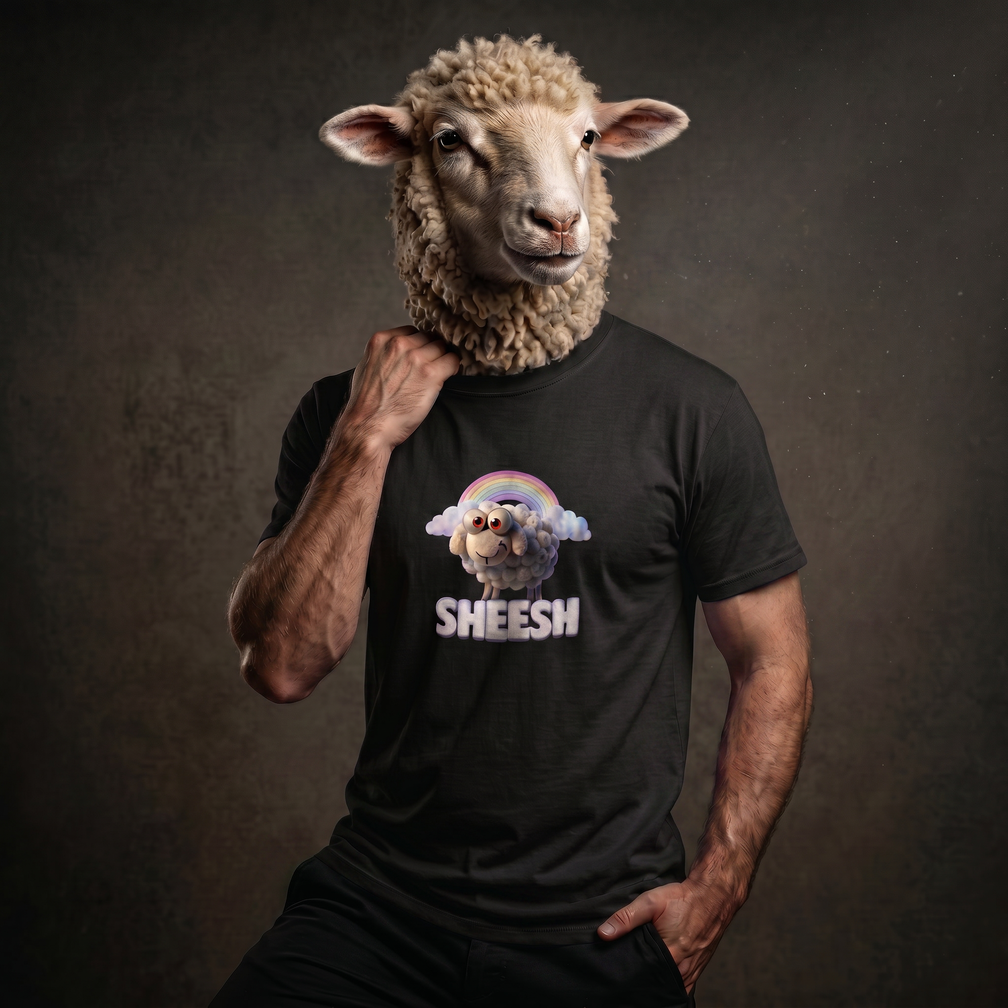 SHEESH T-shirt - Noir