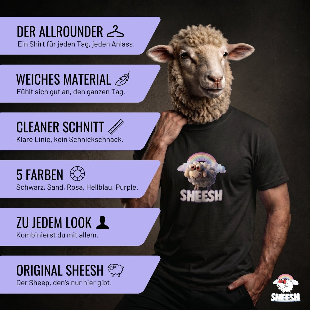 SHEESH T-shirt - Noir
