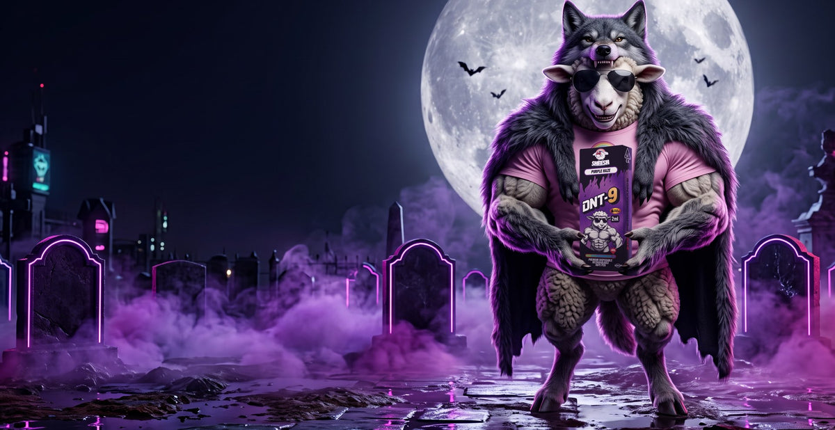Shredda als Werwolf mit DNT-9 Vape