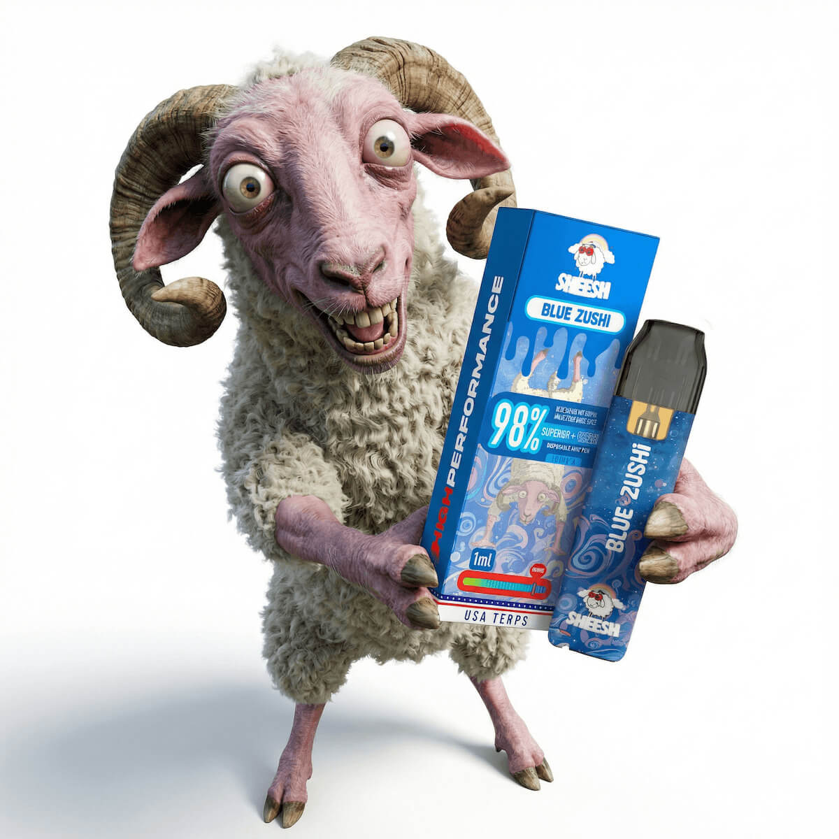 Superior Vapes - Blue Zushi - 1ml - bubatzlegal24