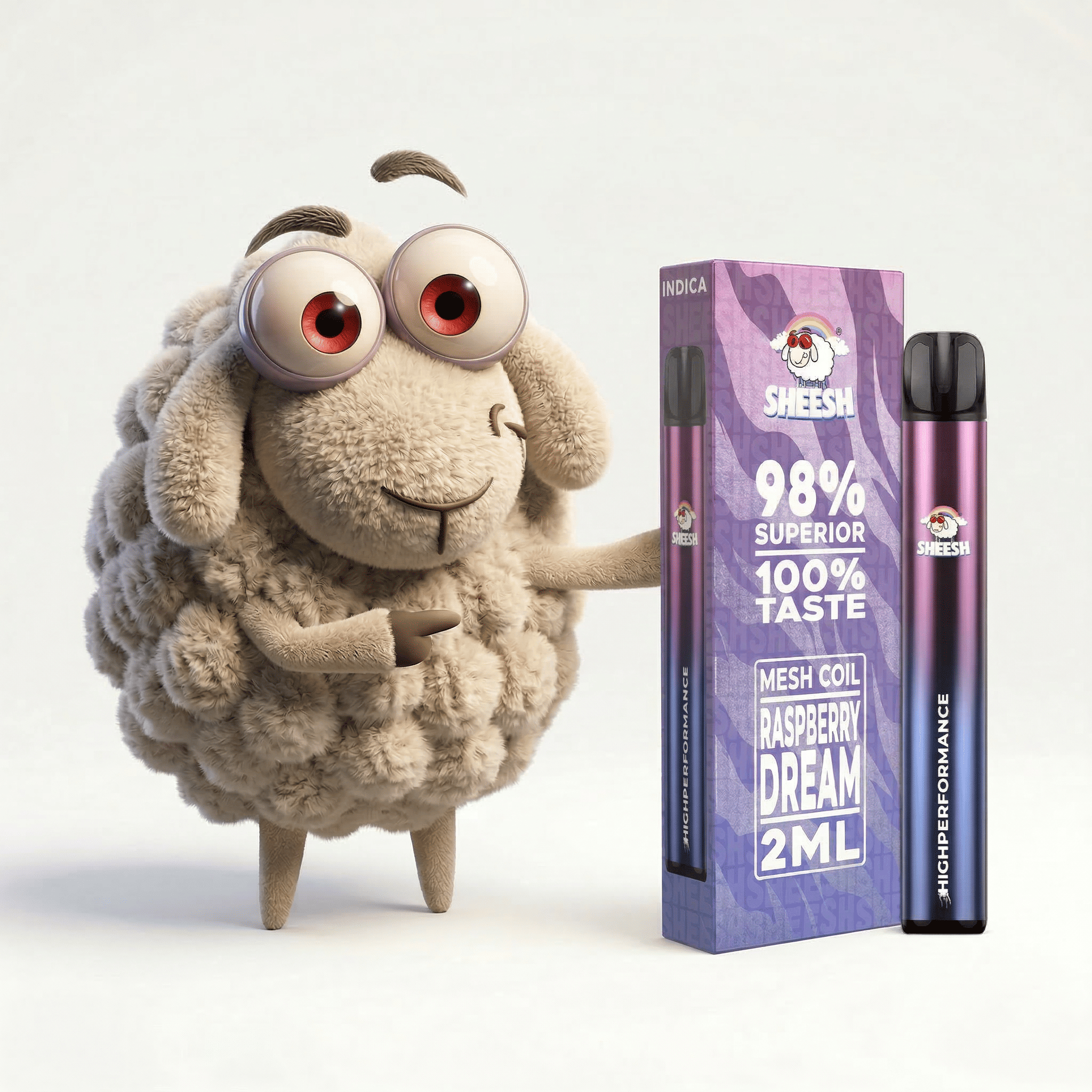 SHEESH - True Taste Line - Raspberry Dream - Vape supérieur 2 ml