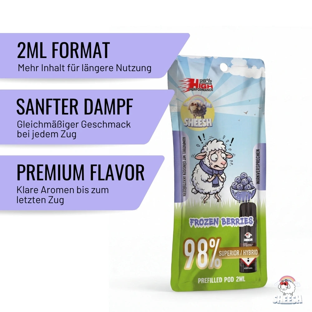 SHEESH - Superior Pod - Frozen Berries - 2ml Pod